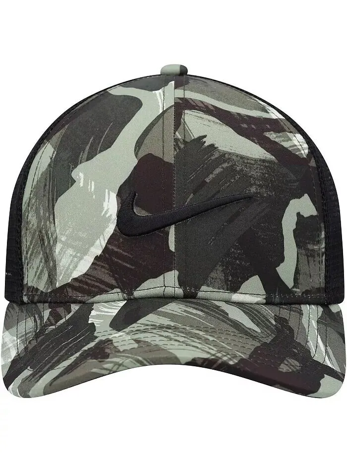 Мужская кепка Snapback Legacy91 Trucker Performance черного цвета с камуфляжем и черным цветом Nike — изображение 4 из 4