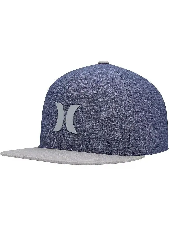 Мужская сине-серая шляпа Snapback Phantom Core Hurley — изображение 1 из 4