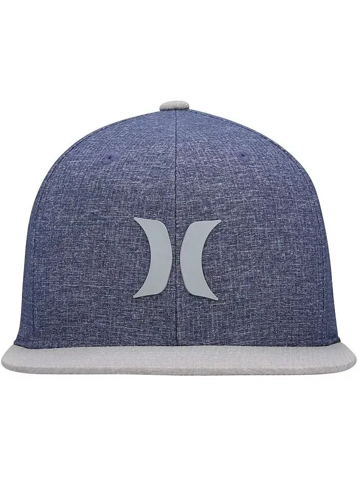 Мужская сине-серая шляпа Snapback Phantom Core Hurley — изображение 2 из 4