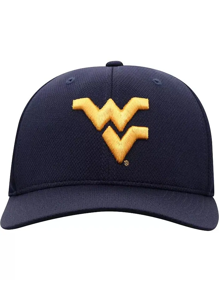 Мужская темно-синяя кепка West Virginia Mountaineers Reflex Logo Flex Top of the World — изображение 2 из 4