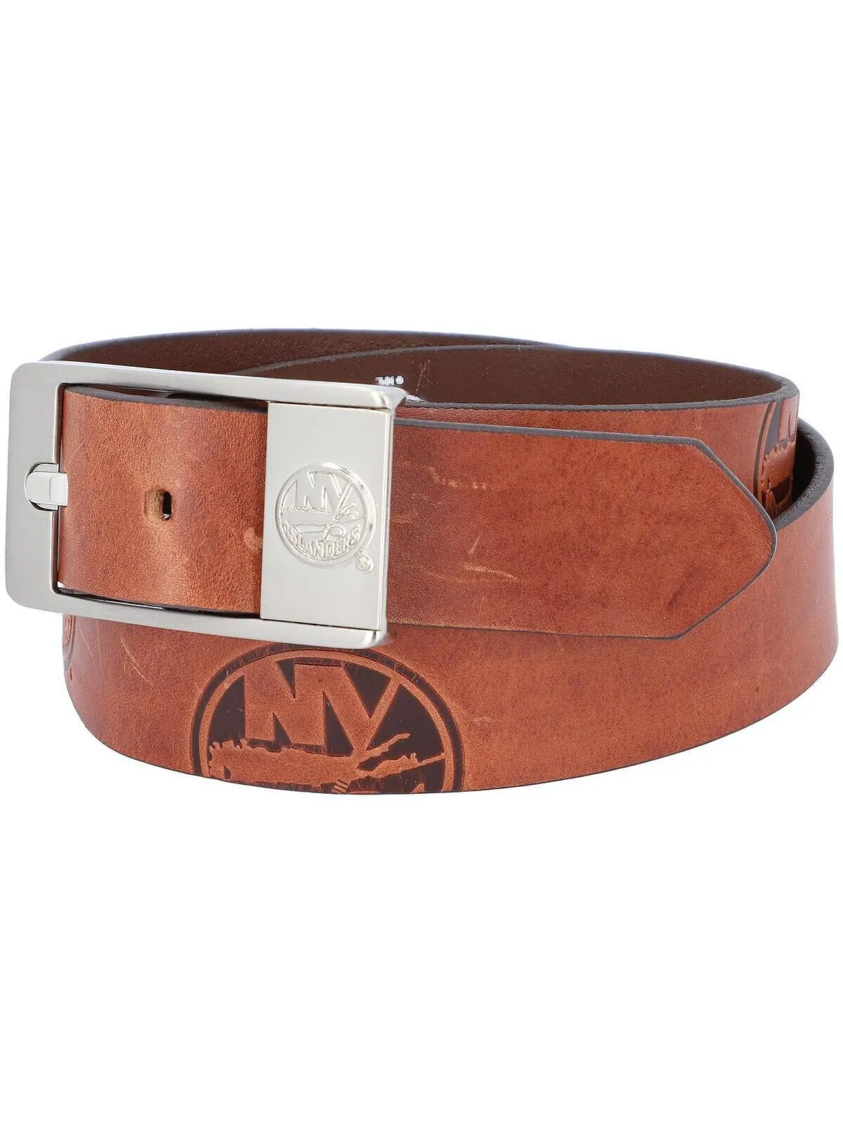Мужской ремень Brandish New York Islanders Eagles Wings — изображение 1 из 1, коричневый