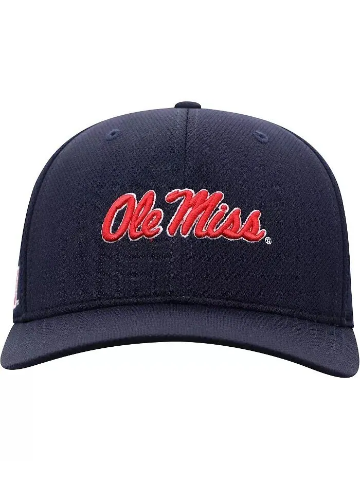 Мужская темно-синяя шляпа с гибким логотипом Ole Miss Rebels Reflex Top Of The World — изображение 2 из 4