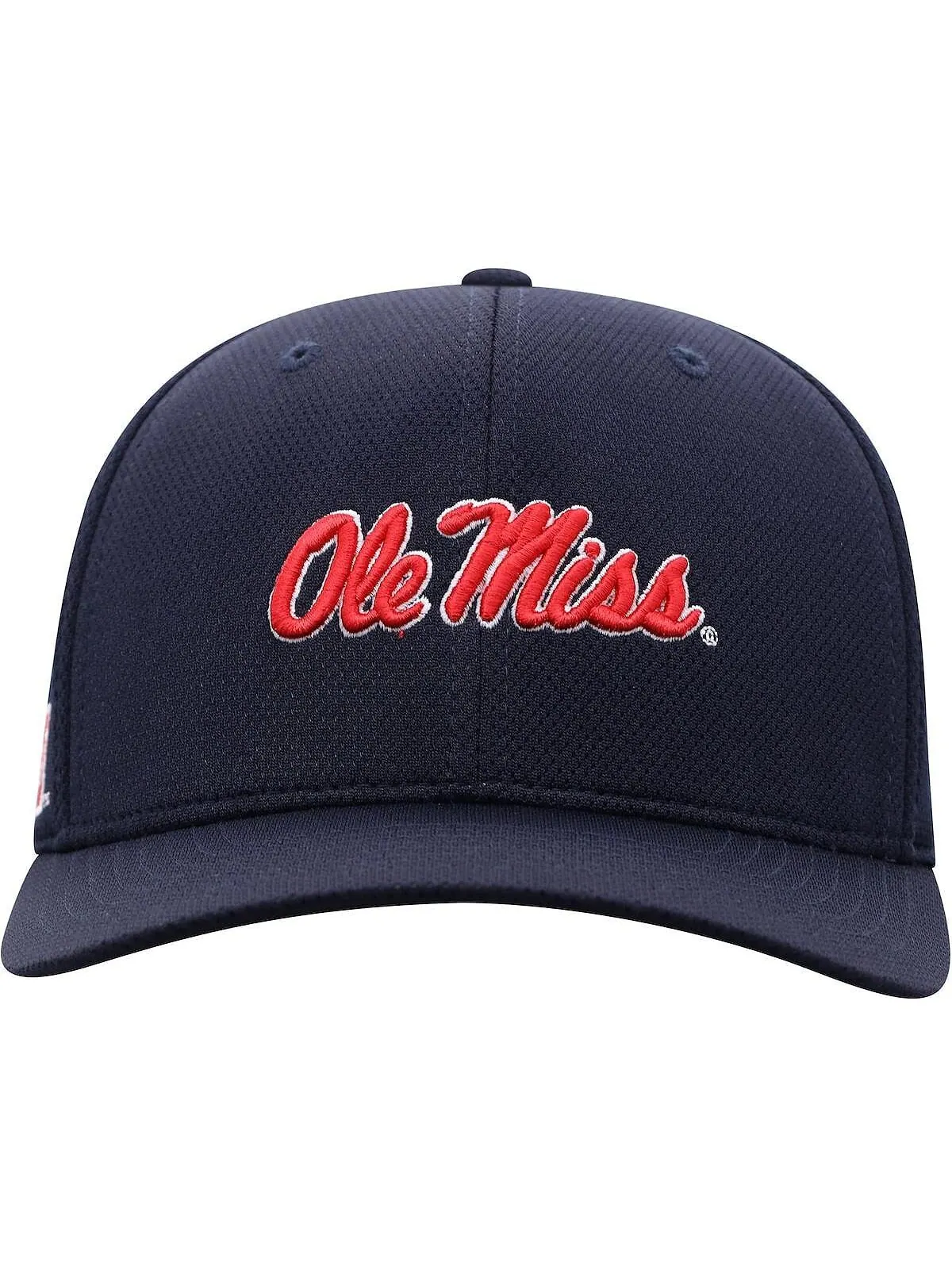Мужская темно-синяя шляпа с гибким логотипом Ole Miss Rebels Reflex Top of the World — изображение 2 из 4, темно-синий