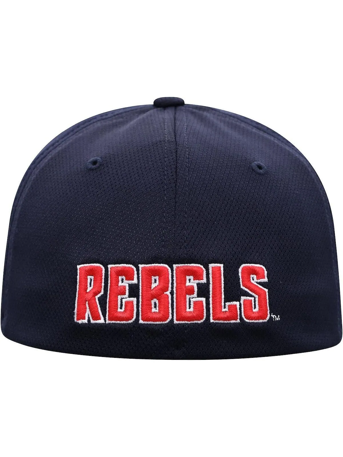 Мужская темно-синяя шляпа с гибким логотипом Ole Miss Rebels Reflex Top of the World — изображение 4 из 4, темно-синий