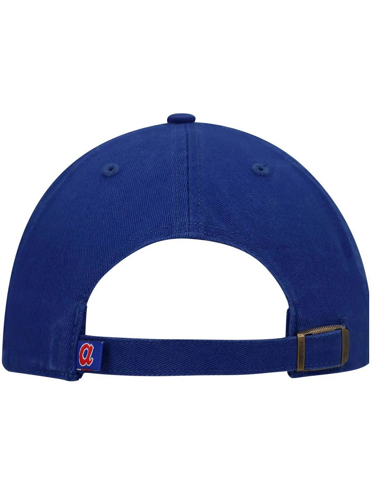 Мужская регулируемая шляпа с логотипом Royal Atlanta Braves 1972 Cooperstown Collection '47 Brand — изображение 4 из 4
