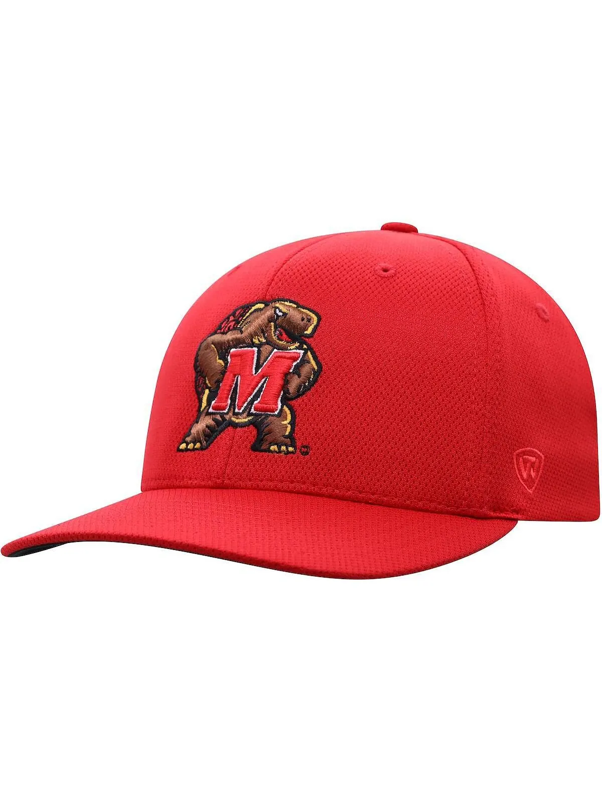 Мужская красная шляпа с гибким логотипом Maryland Terrapins Reflex Top of the World — изображение 1 из 4, красный