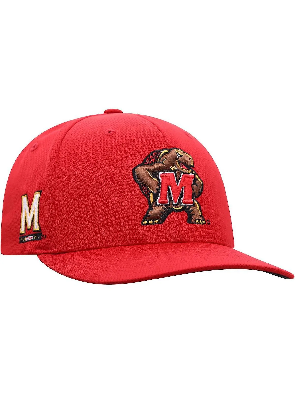 Мужская красная шляпа с гибким логотипом Maryland Terrapins Reflex Top of the World — изображение 3 из 4, красный
