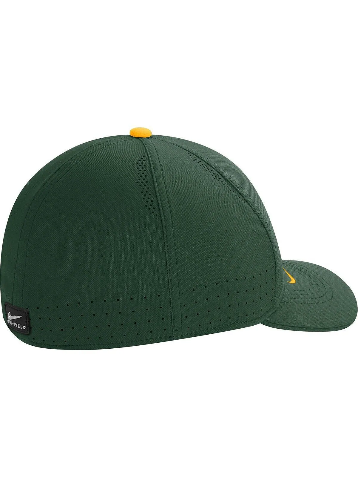 Мужская зеленая кепка Baylor Bears Classic99 с логотипом Swoosh Performance Flex Nike — изображение 2 из 2, зеленый