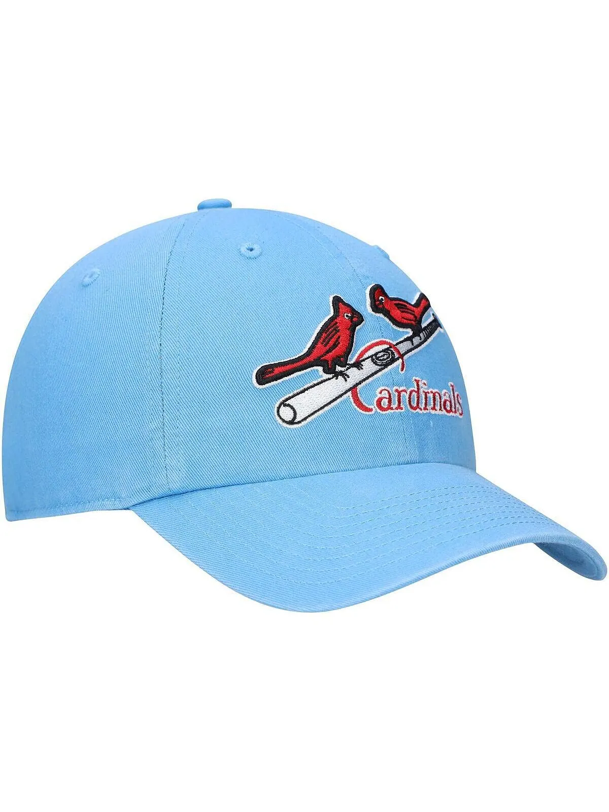 Мужская голубая регулируемая шляпа с логотипом St. Louis Cardinals Cooperstown Collection '47 Brand — изображение 4 из 4