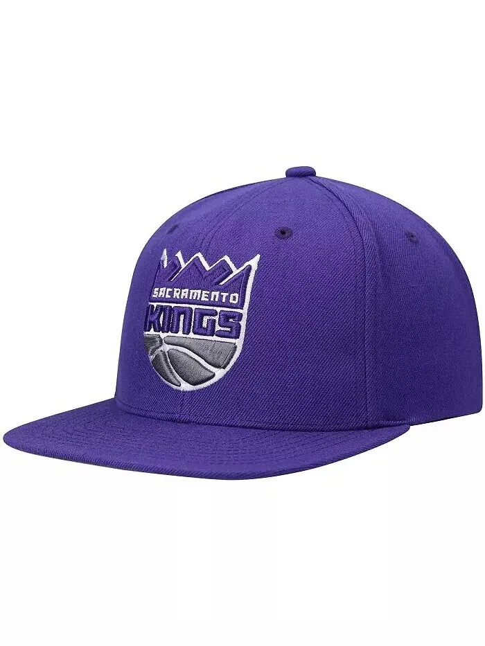 Мужская фиолетовая кепка Sacramento Kings Ground 2.0 Snapback Mitchell & Ness — изображение 1 из 4