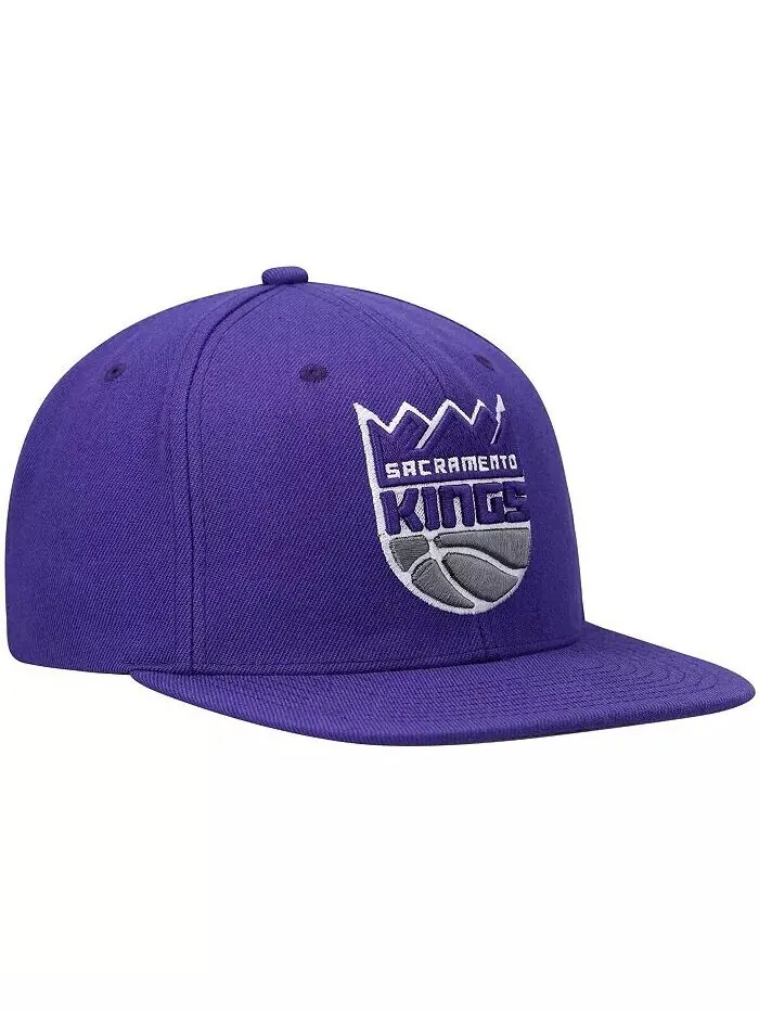 Мужская фиолетовая кепка Sacramento Kings Ground 2.0 Snapback Mitchell & Ness — изображение 3 из 4