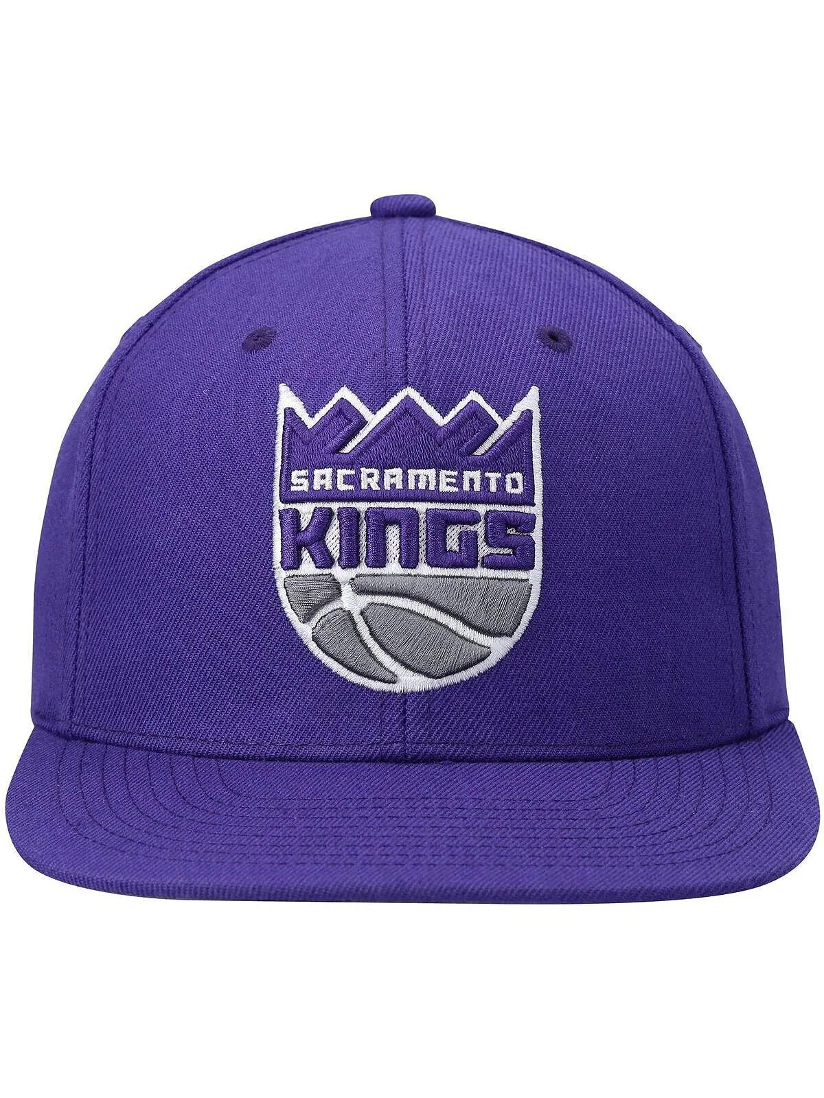 Мужская фиолетовая кепка Sacramento Kings Ground 2.0 Snapback Mitchell & Ness — изображение 2 из 4, фиолетовый