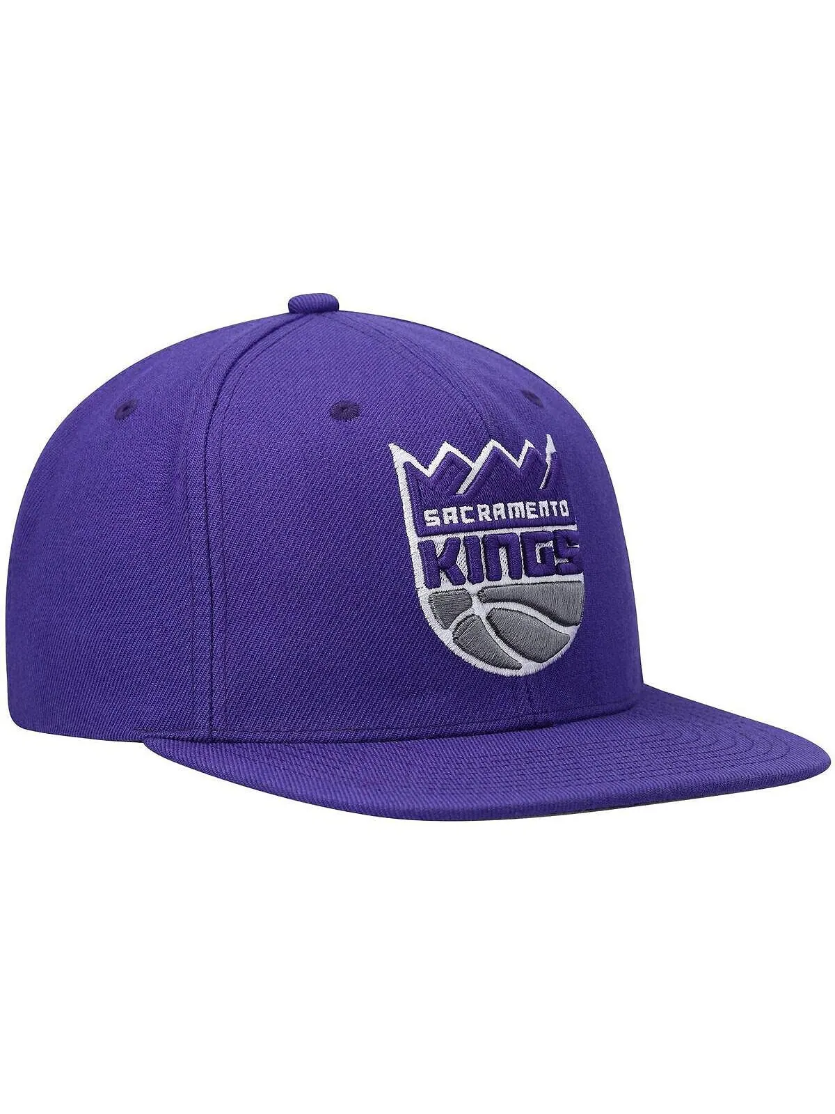 Мужская фиолетовая кепка Sacramento Kings Ground 2.0 Snapback Mitchell & Ness — изображение 3 из 4, фиолетовый