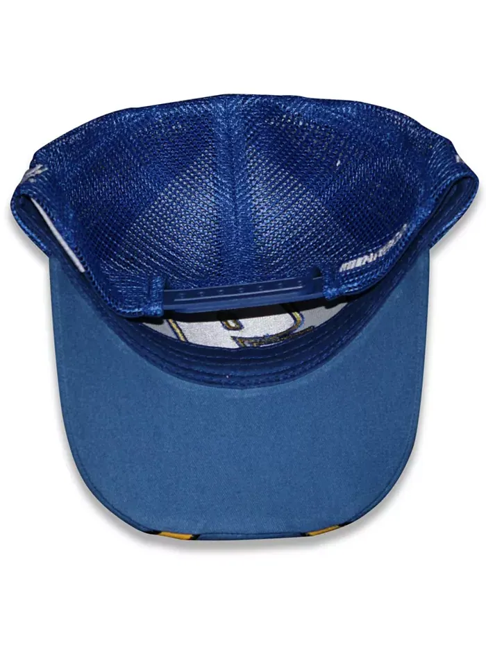 Регулируемая кепка Blue Chase Elliott NAPA Flame Trucker для больших мальчиков и девочек Checkered — изображение 2 из 5