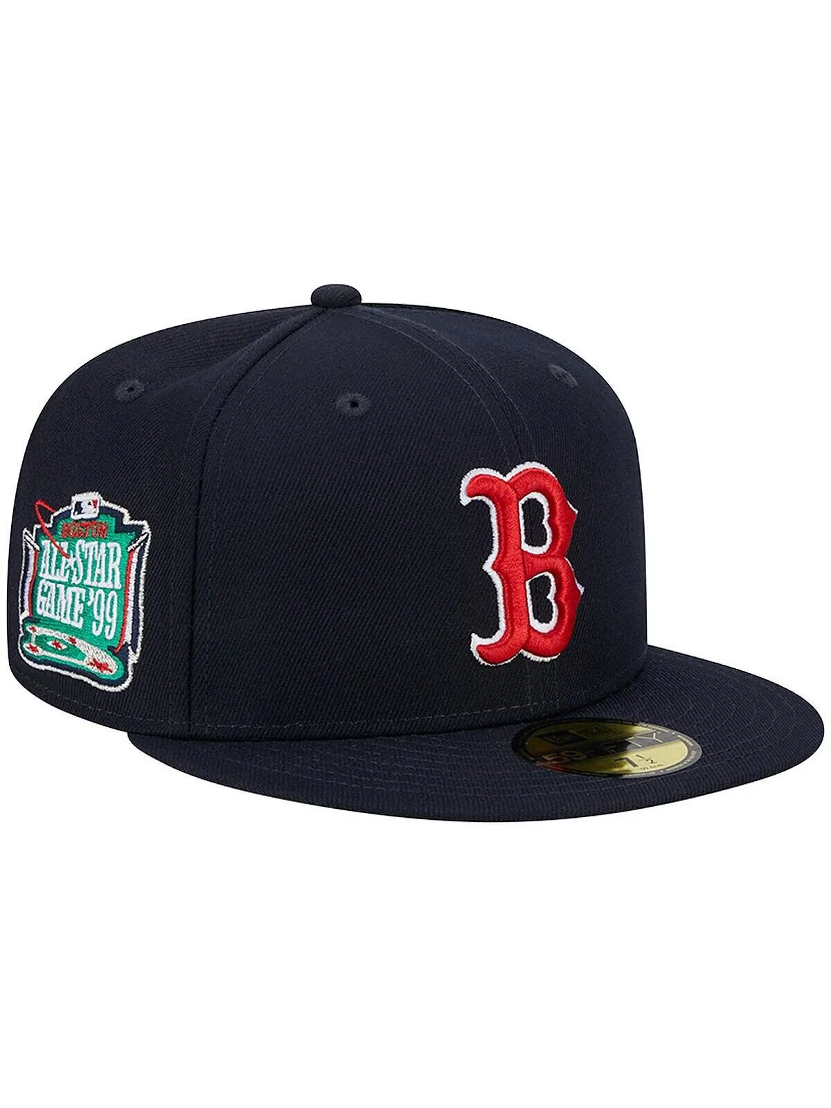 Мужская темно-синяя бейсболка Boston Red Sox 1999 All Star Game Team, цвет 59FIFTY, облегающая