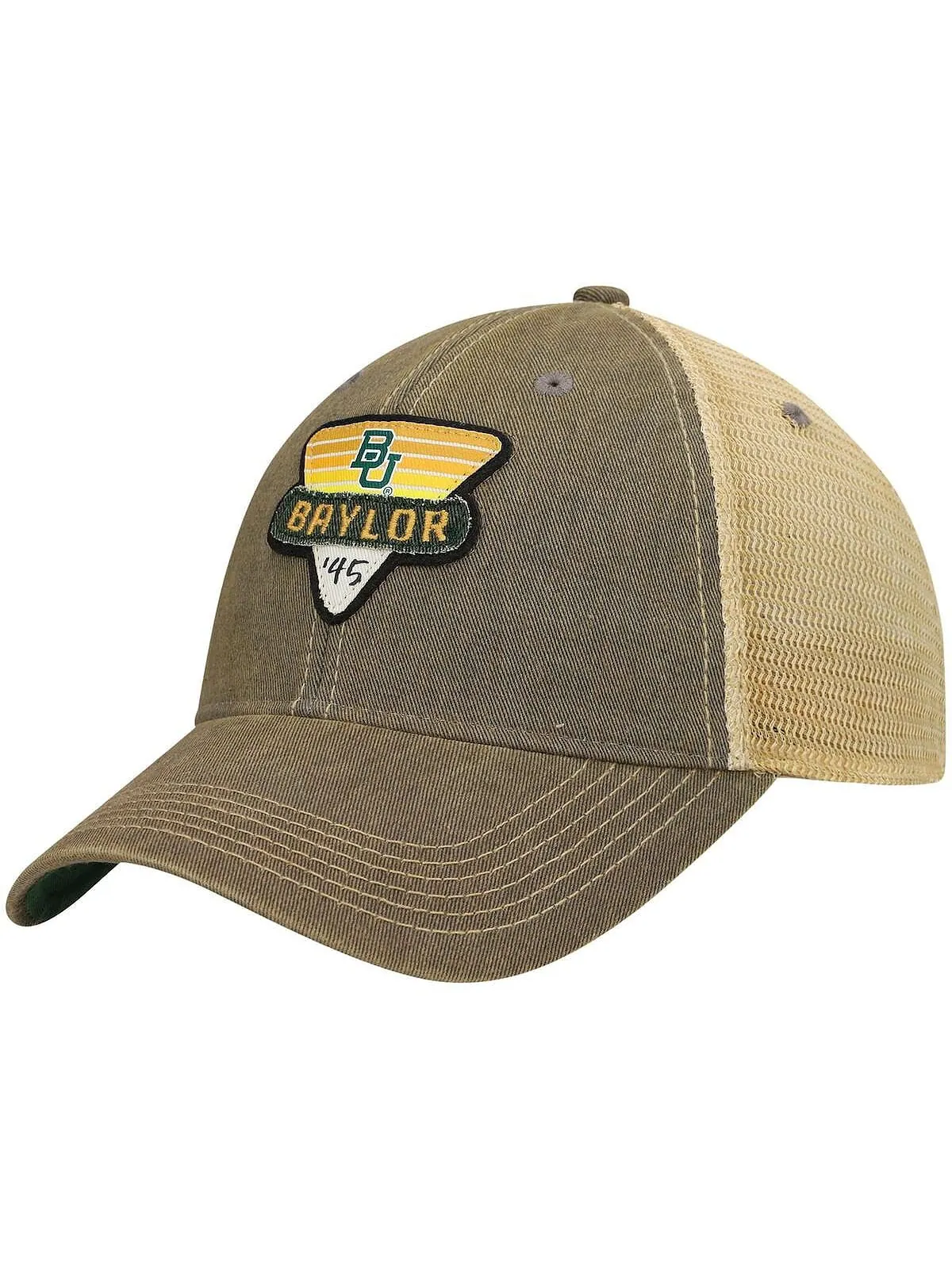 Мужская серая кепка Baylor Bears Legacy Point Old Favorite Trucker Snapback Legacy Athletic — серый