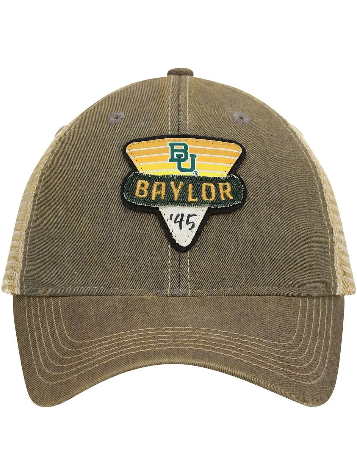 Мужская серая кепка Baylor Bears Legacy Point Old Favorite Trucker Snapback Legacy Athletic — изображение 2 из 4, серый