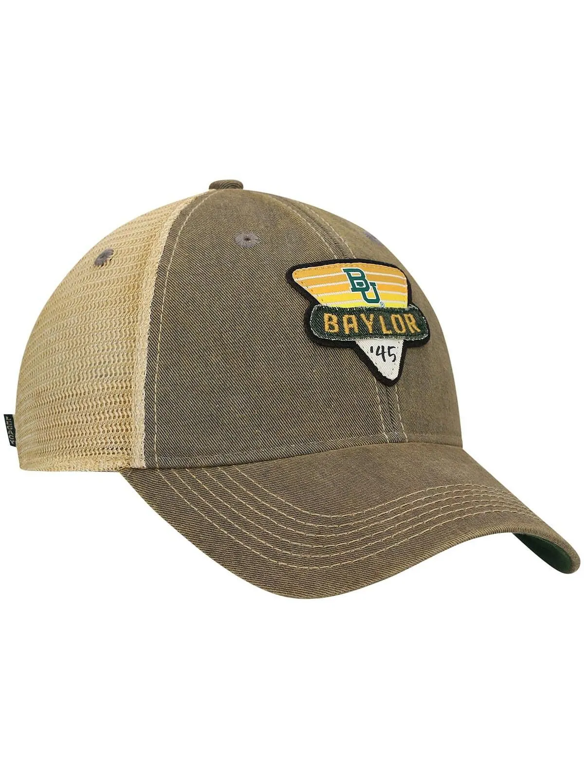 Мужская серая кепка Baylor Bears Legacy Point Old Favorite Trucker Snapback Legacy Athletic — изображение 3 из 4, серый