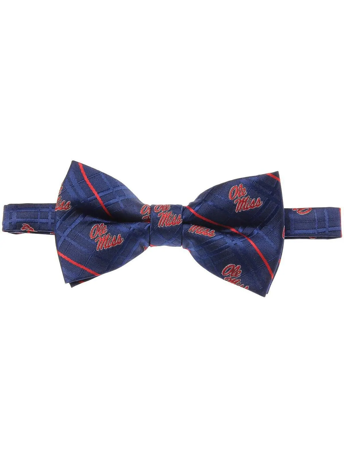 Мужской синий оксфордский галстук-бабочка Ole Miss Rebels Eagles Wings — изображение 1 из 2
