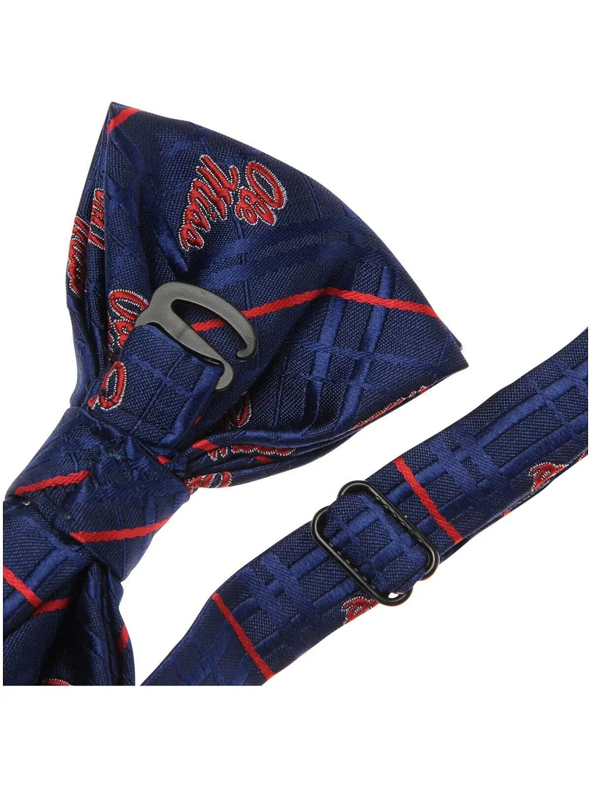 Мужской синий оксфордский галстук-бабочка Ole Miss Rebels Eagles Wings — изображение 2 из 2