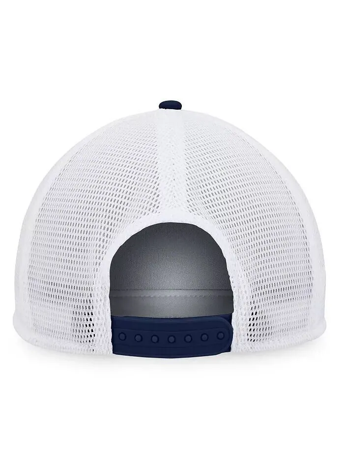 Мужская темно-синяя, белая кепка Houston Astros Foam Trucker Snapback Majestic — изображение 4 из 4
