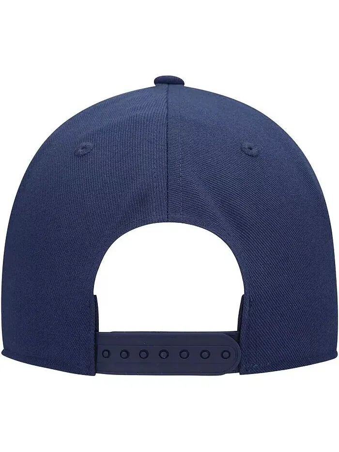 Мужская бейсболка с логотипом команды Seattle Kraken Primary Team Deep Sea Blue Snapback Fanatics — изображение 3 из 4