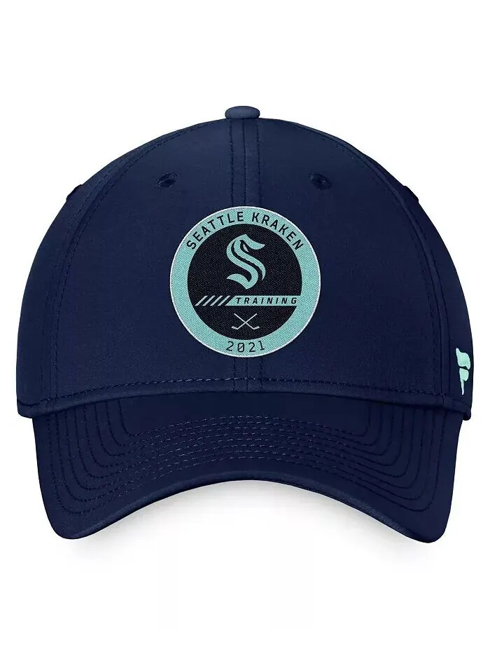 Мужская гибкая шапка Deep Sea Seattle Kraken Authentic Pro Training Camp Fanatics — изображение 2 из 4