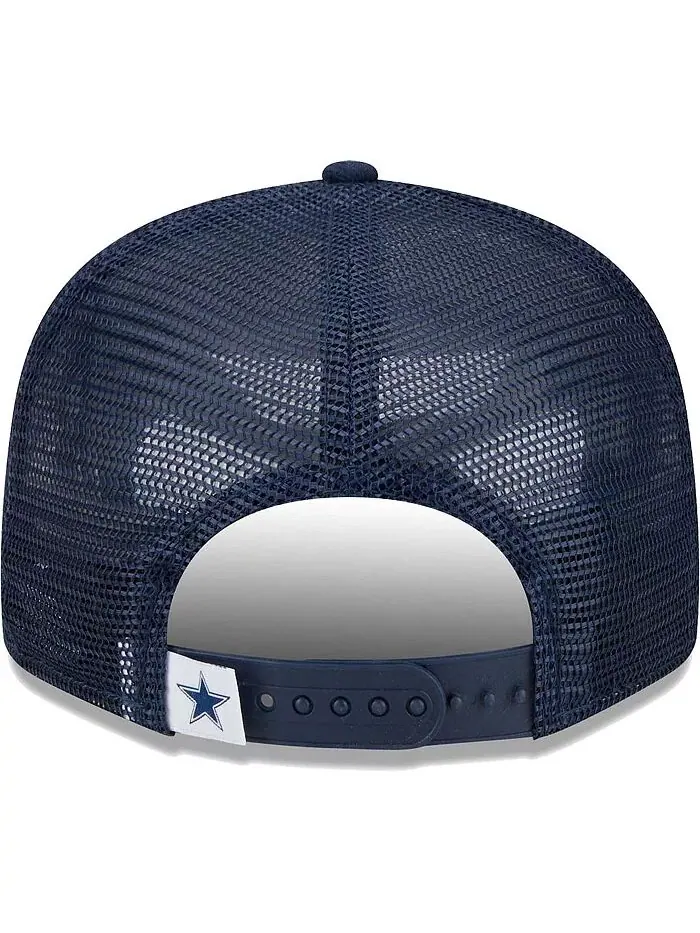 Мужская темно-синяя бейсболка Dallas Cowboys Main Trucker 9FIFTY Snapback New Era — изображение 4 из 4