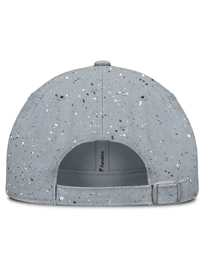 Женская серая регулируемая шапка Chicago Blackhawks Heritage Snow Day Speckle Fanatics — изображение 4 из 4
