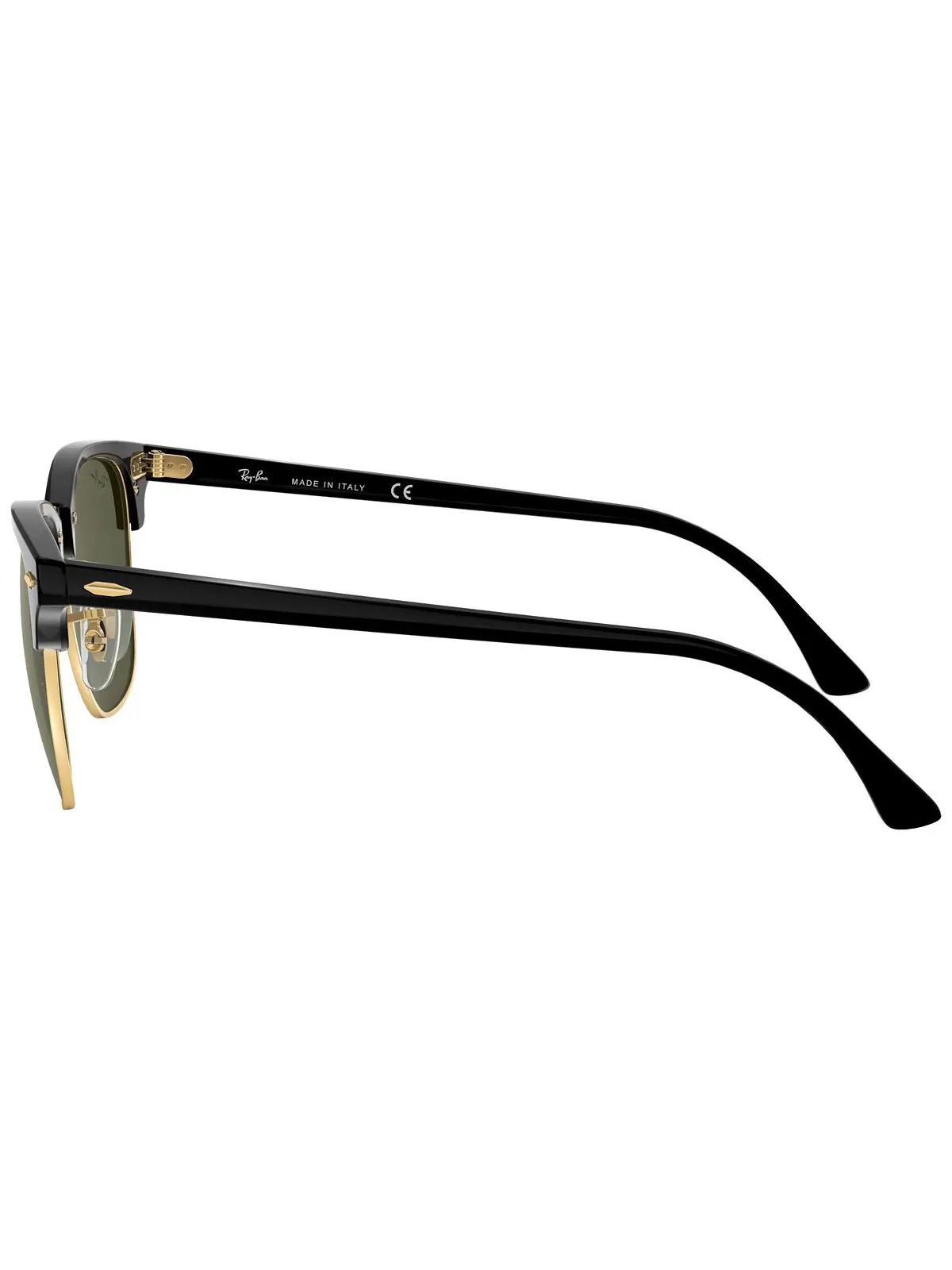 Солнцезащитные очки унисекс с низкой перемычкой, RB3016F CLUBMASTER CLASSIC 55 Ray-Ban — изображение 6 из 10, черный