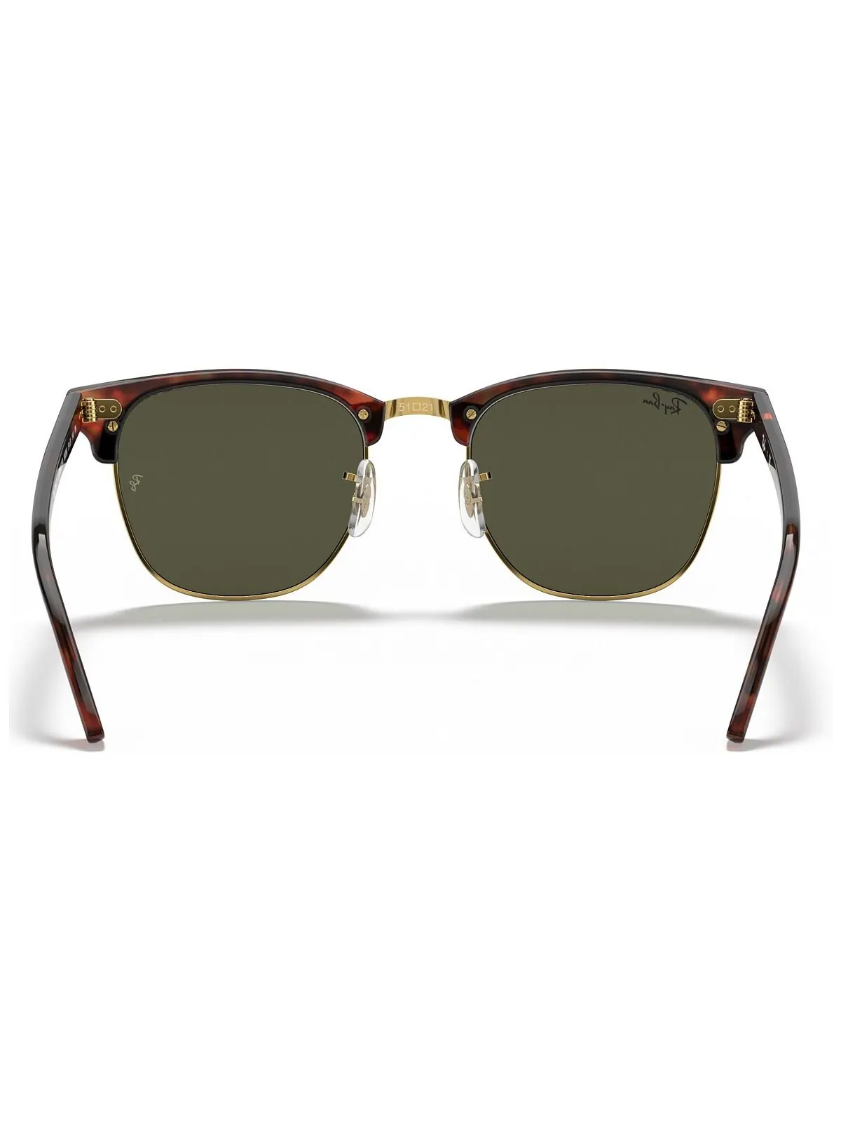 Солнцезащитные очки унисекс с низкой перемычкой, RB3016F CLUBMASTER CLASSIC 55 Ray-Ban — изображение 5 из 11, коричневый