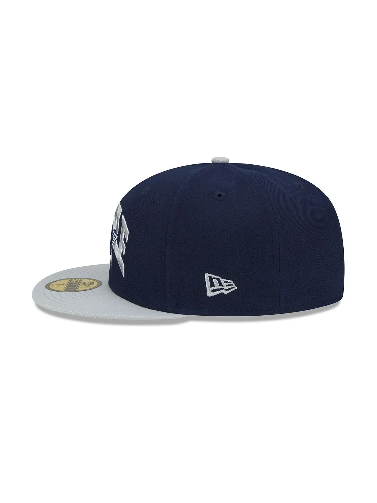 Мужская шляпа X Staple темно-серая Dallas Cowboys Pigeon 59Fifty Fitted Hat New Era — изображение 4 из 6, темно-синий серый