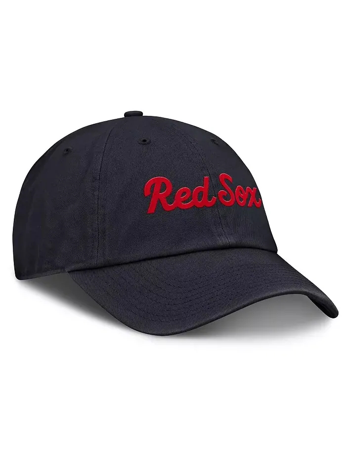 Женская регулируемая бейсболка Boston Red Sox Club в синем цвете Nike — изображение 3 из 4