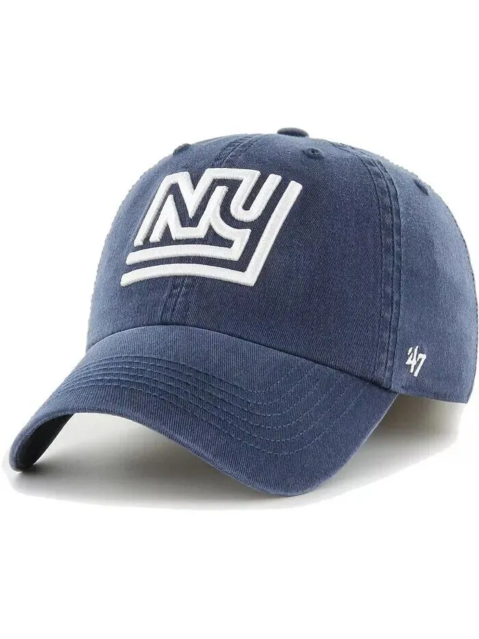 Мужская темно-синяя приталенная шляпа New York Giants Gridiron Classics Franchise Legacy '47 Brand