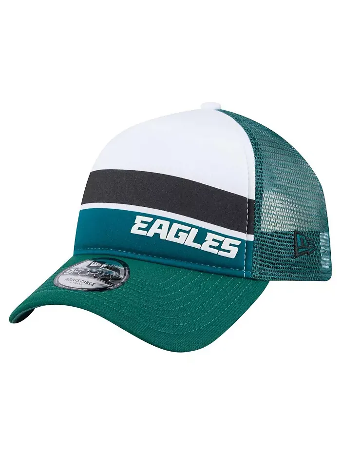 Шапка-тракер 9FORTY A-Frame с регулируемой посадкой Philadelphia Eagles в цвете Midnight Green для — изображение 1 из 5