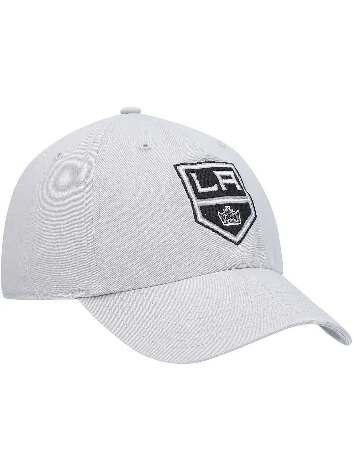 Мужская серая регулируемая кепка Los Angeles Kings Clean Up '47 Brand — изображение 3 из 4, серый