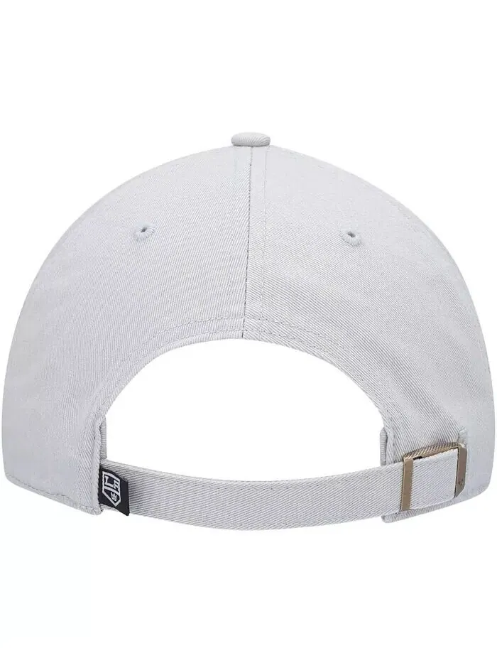 Мужская серая регулируемая кепка Los Angeles Kings Clean Up '47 Brand — изображение 4 из 4