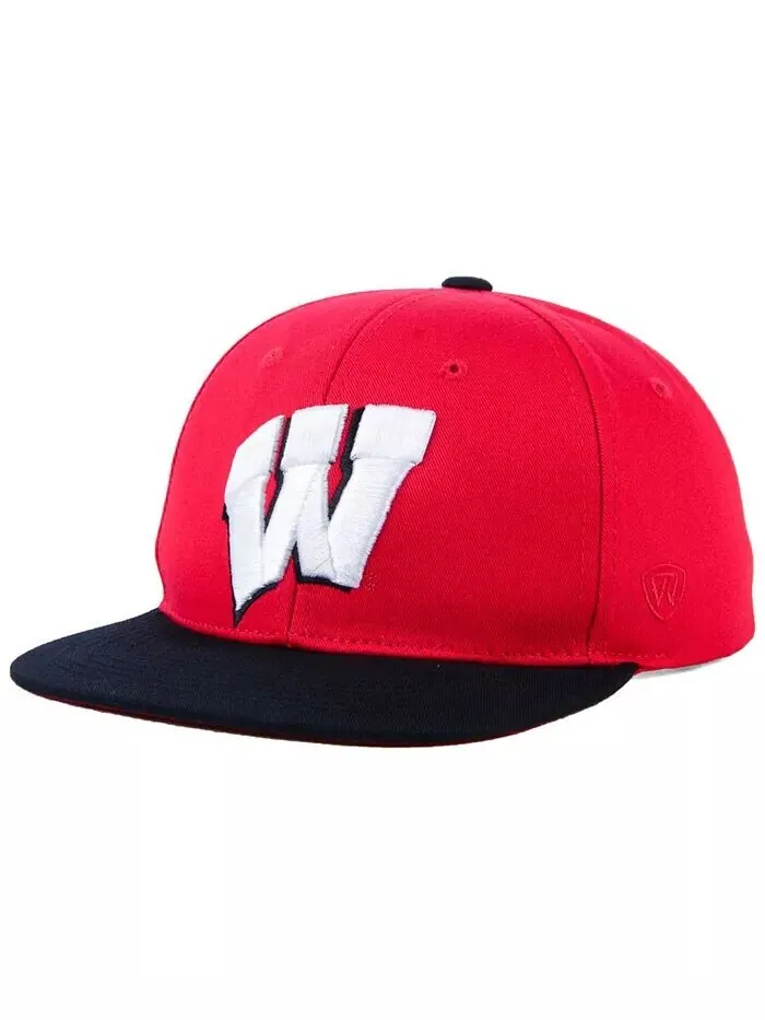 Кепка Wisconsin Badgers Maverick Snapback для мальчиков Top of the World — изображение 1 из 4