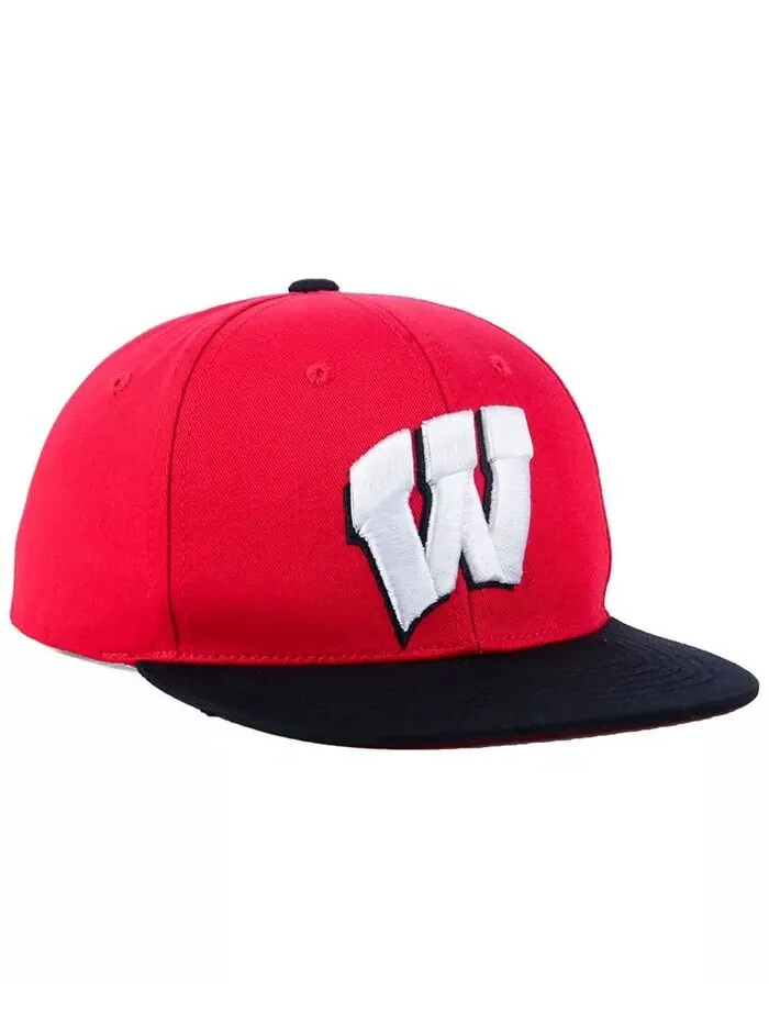 Кепка Wisconsin Badgers Maverick Snapback для мальчиков Top of the World — изображение 3 из 4