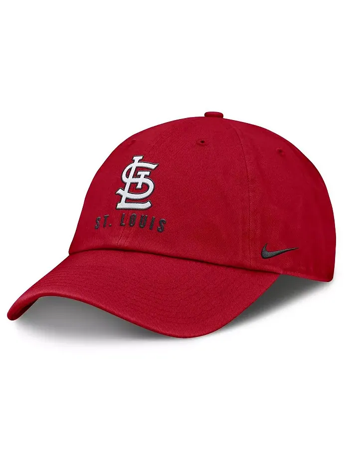 Женская регулируемая кепка St. Louis Cardinals красного цвета Nike — изображение 1 из 4