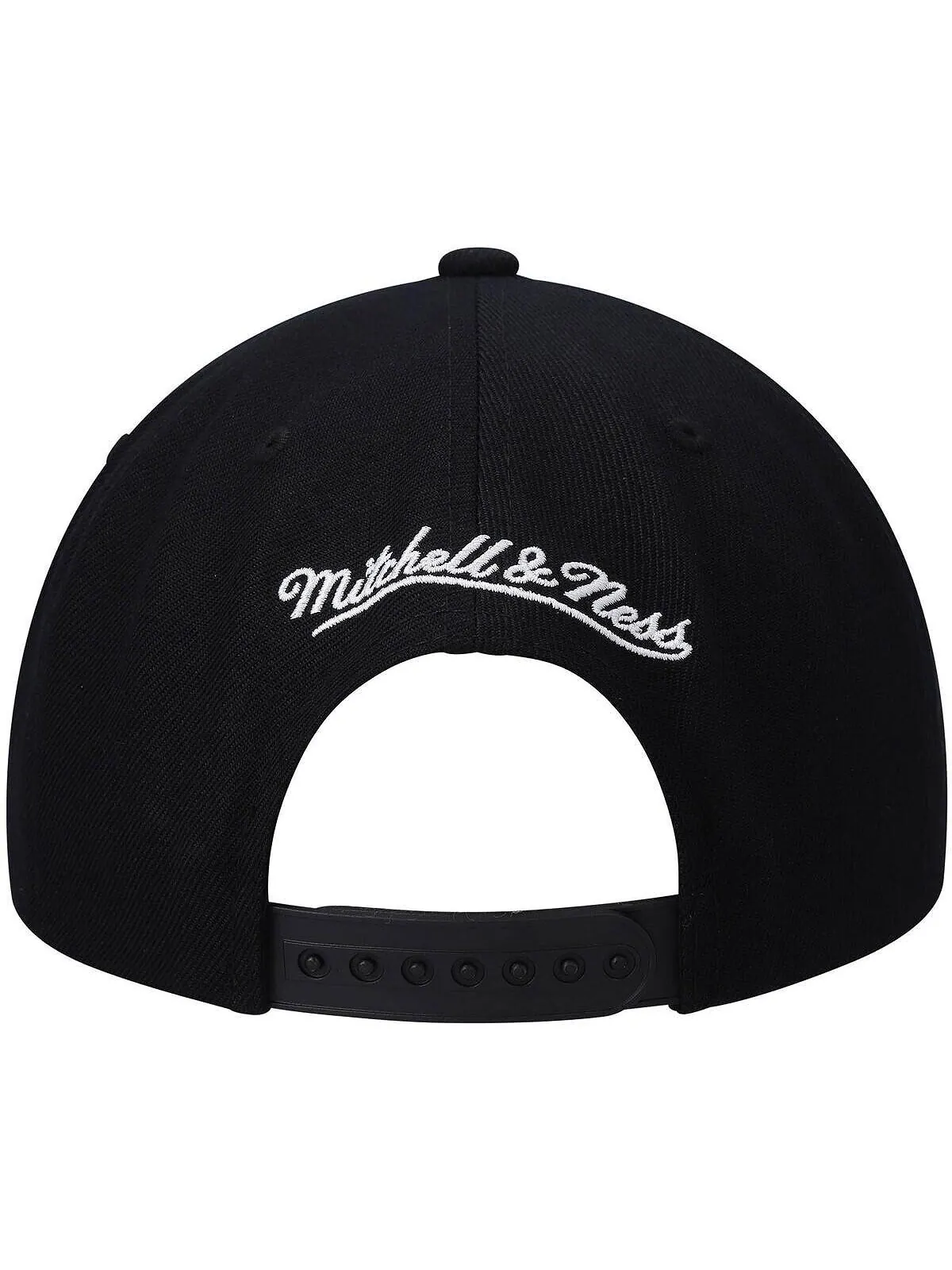 Мужская черная бейсболка Sacramento Kings Hardwood Classics Script 2.0 Snapback Mitchell & Ness — изображение 2 из 4, черный