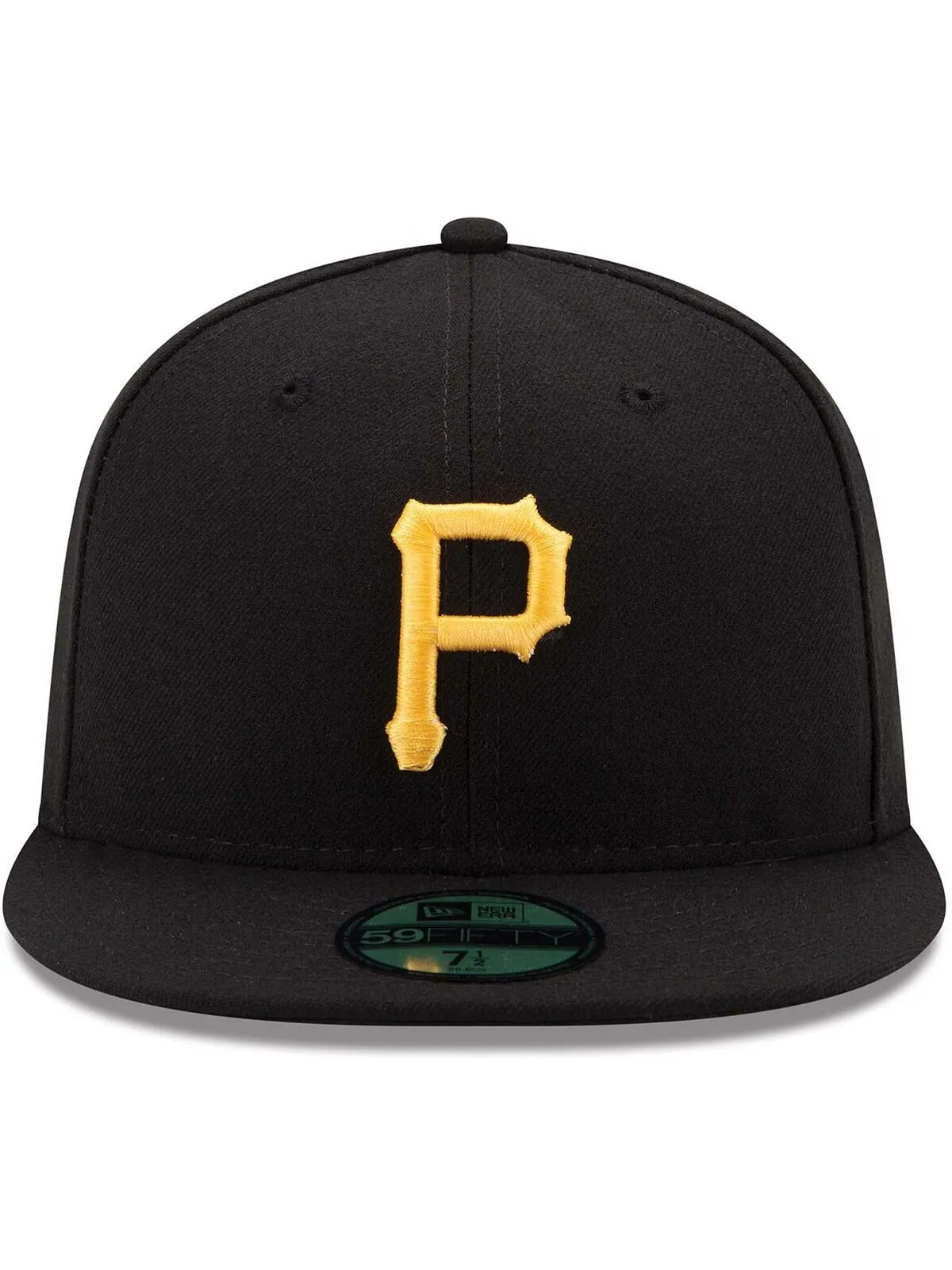 Мужская облегающая кепка Pittsburgh Pirates Game Authentic Collection On-Field 59FIFTY New Era — изображение 2 из 4, черный