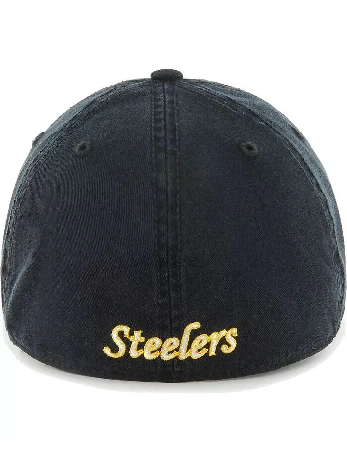 Мужская черная приталенная шляпа Pittsburgh Steelers Gridiron Classics Franchise Legacy '47 Brand — изображение 2 из 2
