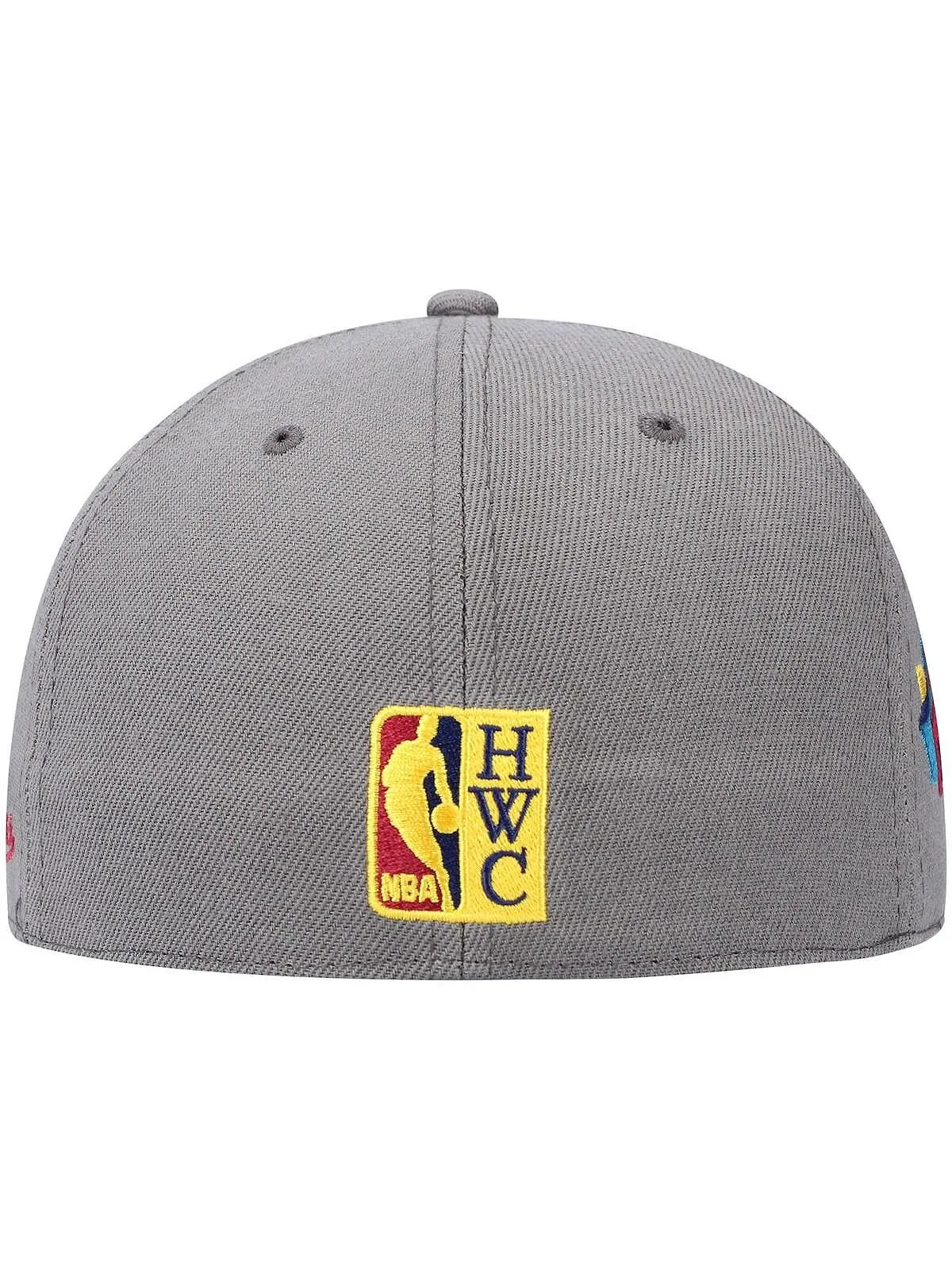Мужская темно-серая облегающая шляпа Philadelphia 76ers Hardwood Classics 60th Anniversary Carbon — изображение 4 из 4