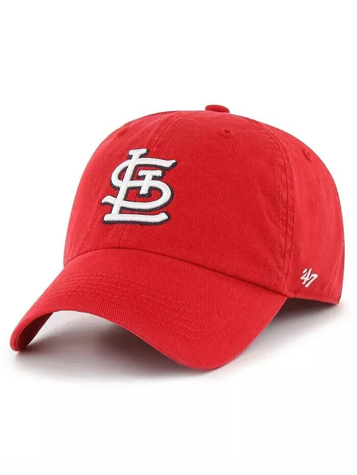 Мужская красная приталенная шляпа с логотипом франшизы St. Louis Cardinals '47 Brand — изображение 1 из 2