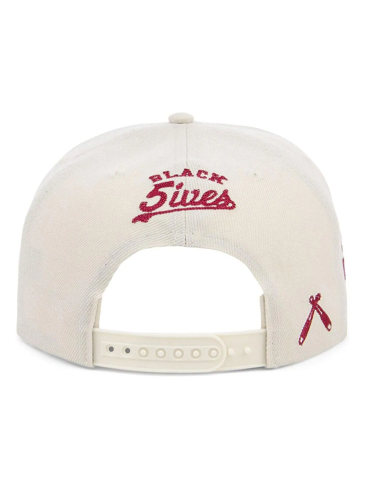 Мужская кремовая регулируемая шляпа Scholastic Athletic Association Black Fives Snapback Physical — изображение 4 из 4