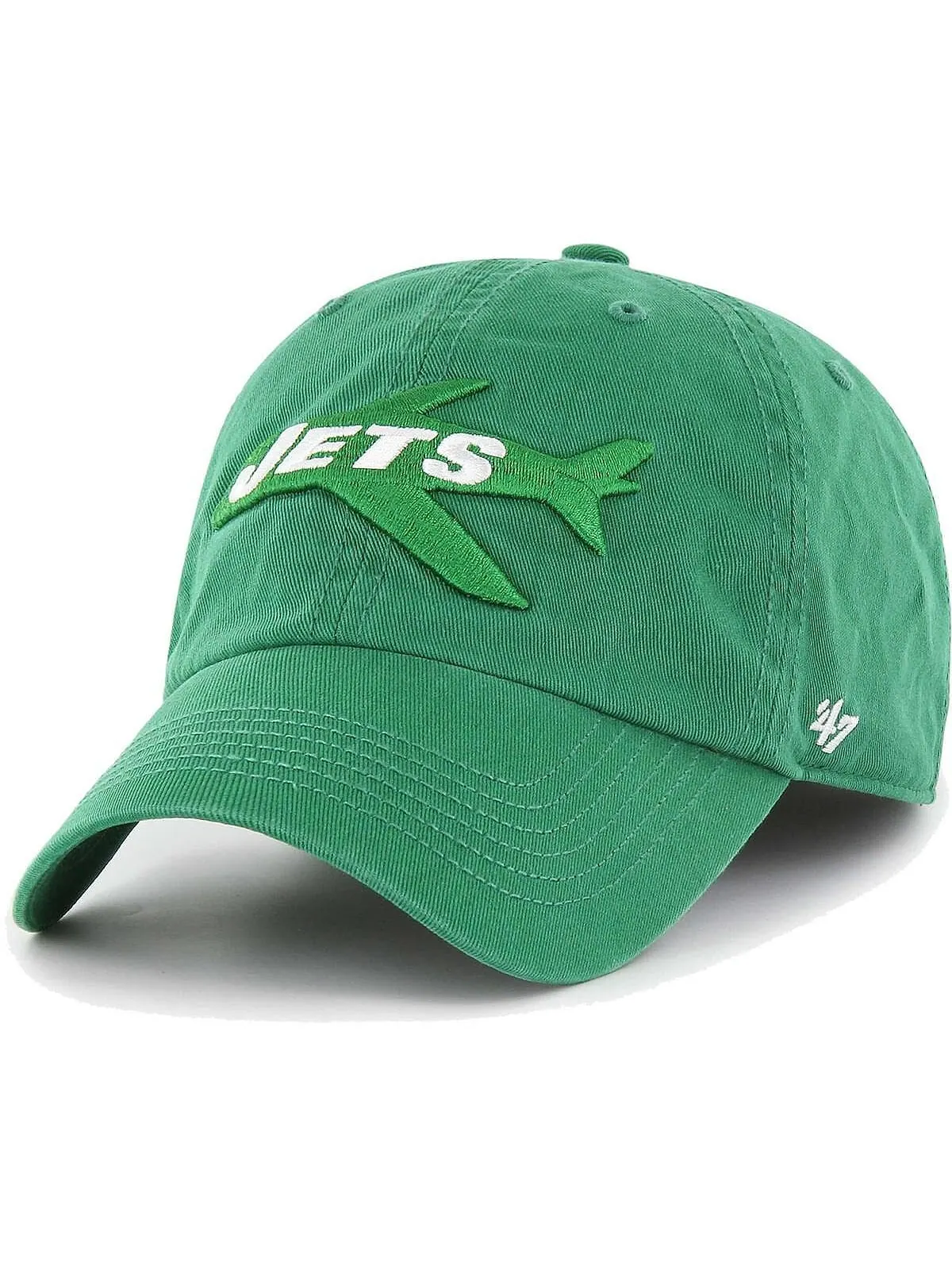 Мужская приталенная шляпа Kelly Green New York Jets Gridiron Classics Franchise Legacy '47 Brand — изображение 1 из 2