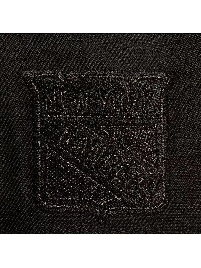Мужская черная бейсболка New York Rangers Soul Strike Tonal Snapback Mitchell & Ness — изображение 3 из 5