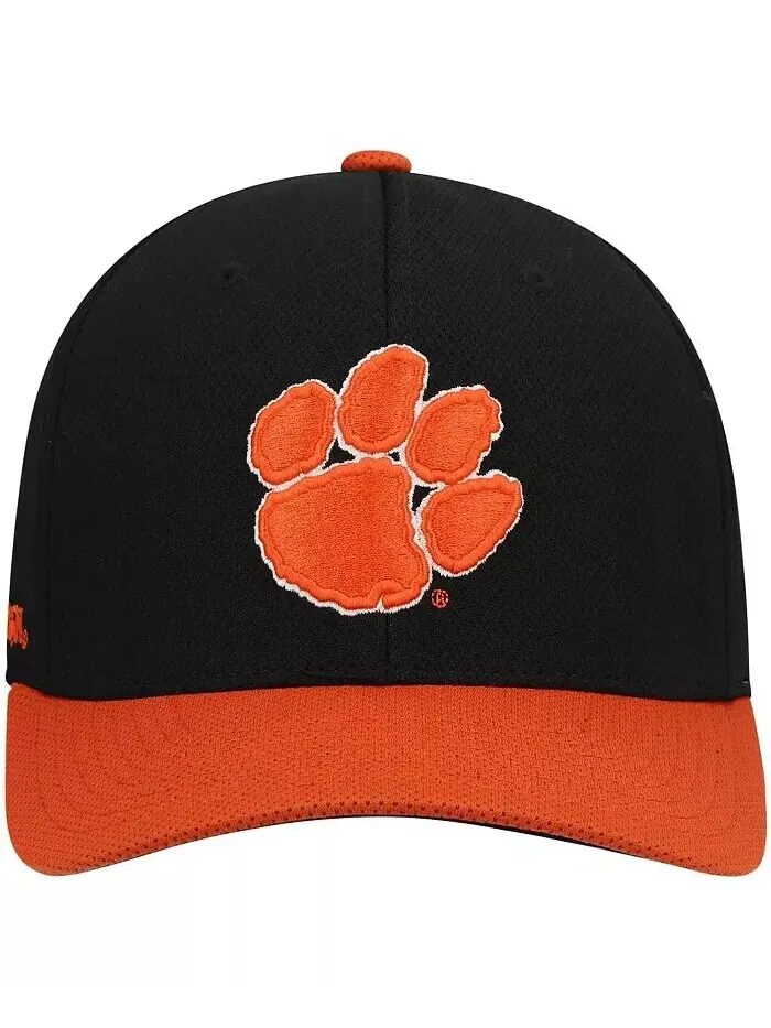 Мужская черно-оранжевая двухцветная кепка Clemson Tigers Reflex Hybrid Tech Flex Top Of The World — изображение 2 из 4