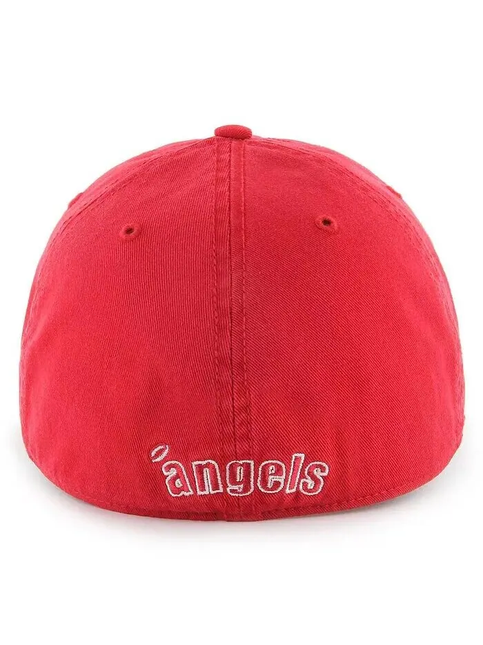 Мужская красная шляпа Los Angeles Angels Cooperstown Collection Franchise Fitted Hat '47 Brand — изображение 2 из 2